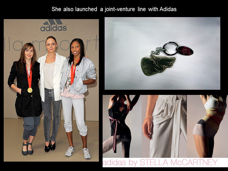 She also launched a joint-venture line with Adidas